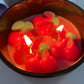Large cherry candle